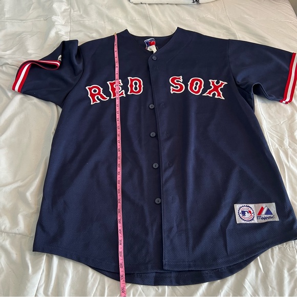 Men’s Vintage Red Sox throw back Jersey - Picture 12 of 13
